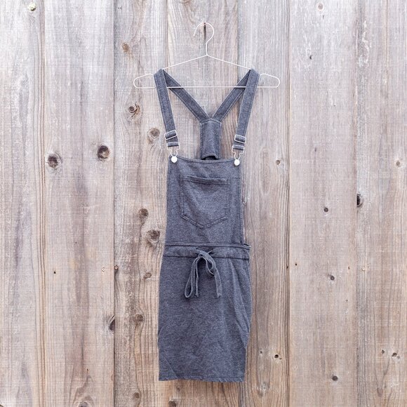 Z Supply Overall Dress, XS, Gray - Picture 1 of 5